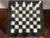 Vintage White and Black Volterra Marble Chess Board, 1950s For Sale - Image 3 of 14