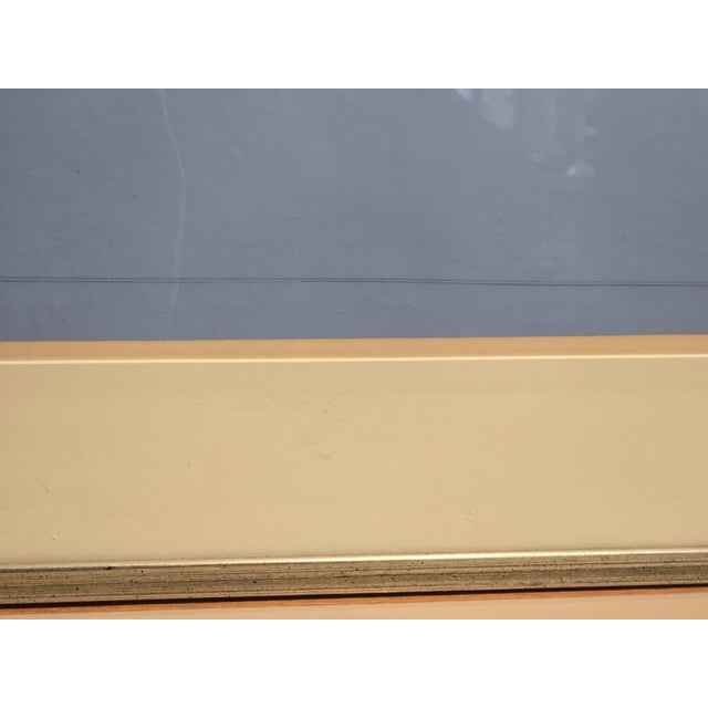 Cerulean Steve Poleskie Artist Signed Color Serigraph Print 1968 Chiron Press Minimalist Contemporary Semi-Abstract Landscape Seascape For Sale - Image 8 of 10