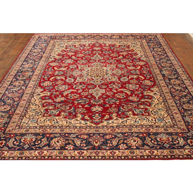 Middle Eastern Hand-Knotted Rug For Sale - Image 6 of 11