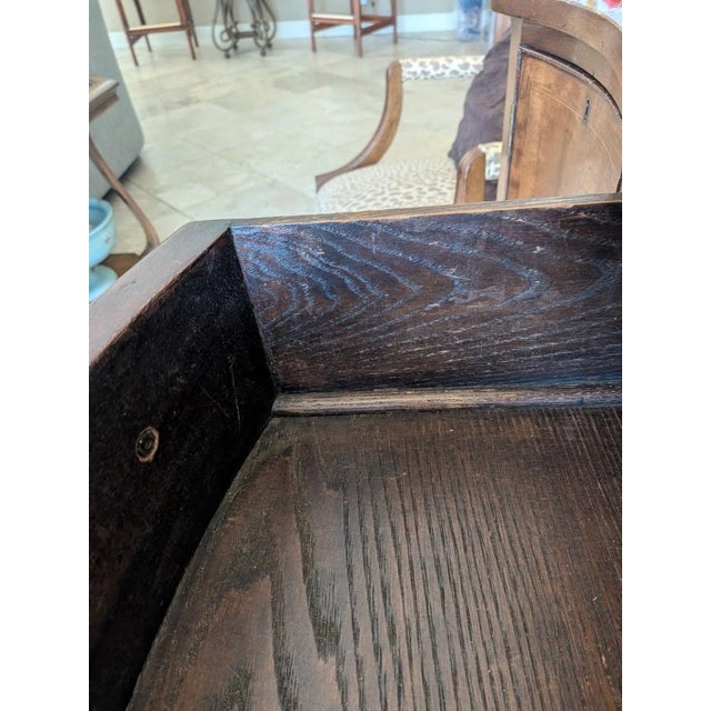Authentic Late 18th-Century Period Federal Mahogany Bowfront Sideboard For Sale - Image 4 of 16
