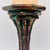1990s Vintage Faux Bamboo Bronze Metal Pillar Candleholders 12"h - A Pair For Sale - Image 5 of 16