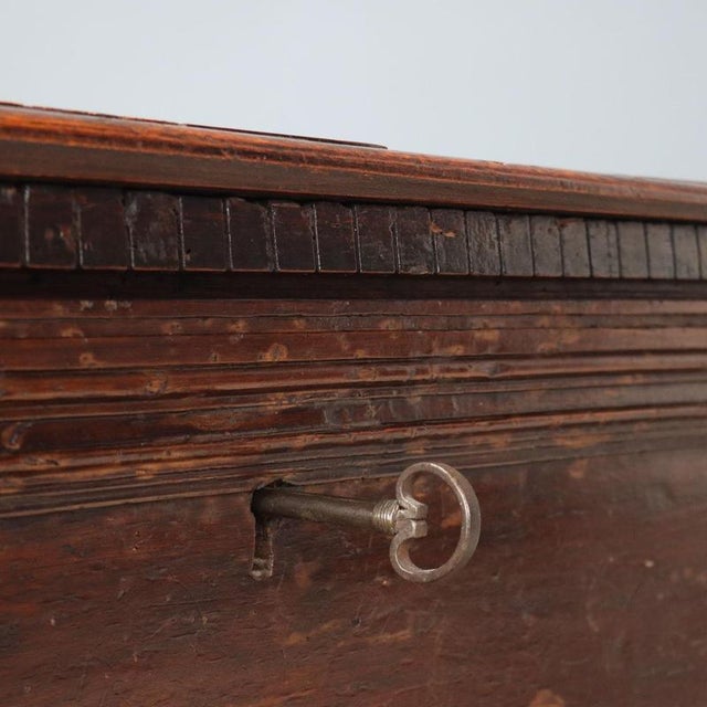 18th Century Italian Walnut Chest For Sale - Image 9 of 14