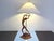 Mid Century Figural Teak Lamp For Sale - Image 9 of 18