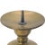 Mid-Century Indian Brass & White Marble Candlesticks Pair For Sale In San Francisco - Image 6 of 11
