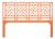 Chippendale Headboard California King - Orange For Sale
