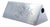 Triangular Silver Toothpick Holder with Engraved Floral Motifs For Sale