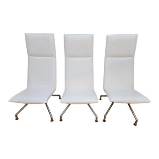 Modern Mikasa High Back Lounge Chairs by Davis Furniture - Set of 3 For Sale