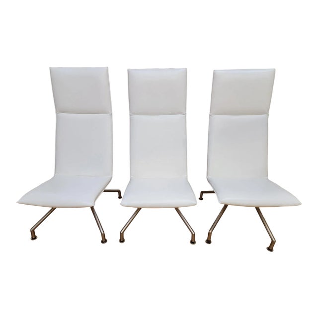 Modern Mikasa High Back Lounge Chairs by Davis Furniture - Set of 3 For Sale