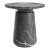 Modern Side Table in Black Marble by Ivan Colominas Made in Italy For Sale