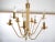 Mid-Century Modern Stilkronen Mid-Century Modern Nine Lights Gold Plate & Brass Chandelier Italy For Sale - Image 3 of 13