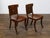 Pair of English Regency Mahogany Hall Chairs with Painted Coat of Arms For Sale - Image 9 of 12
