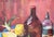 Modern Luise Kornsand, Still Life with Fruits and Bottles, 1942, Oil Painting on Canvas, Framed For Sale - Image 3 of 11