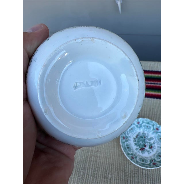 Green A Pair of Antique Staffordshire Green Transferware Decorated Cups and Saucers, by Adams, Circa 1830's For Sale - Image 8 of 16