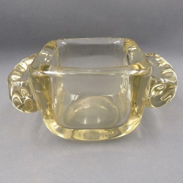 Glass Bowl from Schneider France, in Flawless conditions. Designed 1920 to 1949 This piece has an attribution mark, I am...