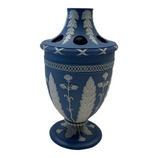 Georgian Jasperware Bough Vase by Adams For Sale