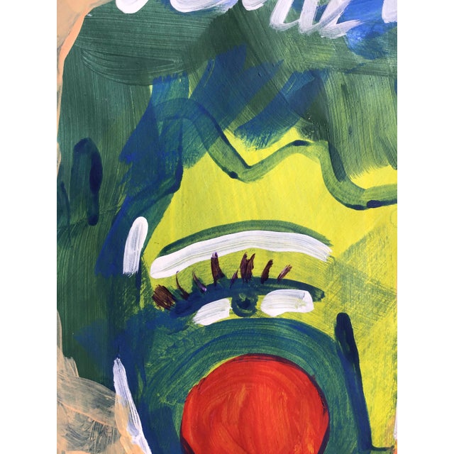 2020s Contemporary Painting “La Gitana” Small Original Artwork on Paper by CL Auker For Sale - Image 5 of 5