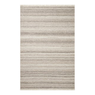Amber Lewis x Loloi Malibu Ivory / Dove 8'-10" x 12'-2" Area Rug For Sale