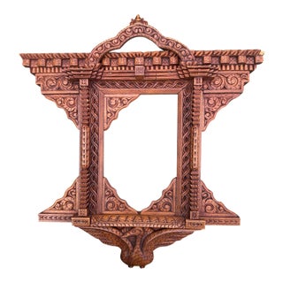 Nepalese Royal Kumari Window Frame Picture Frame For Sale