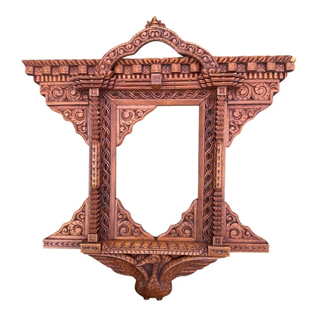 Nepalese Royal Kumari Window Frame Picture Frame For Sale