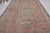 Textile Vintage Distressed Anatolian Area Rug, Faded Terracotta and Grey-Blue Floral Medallion For Sale - Image 7 of 10