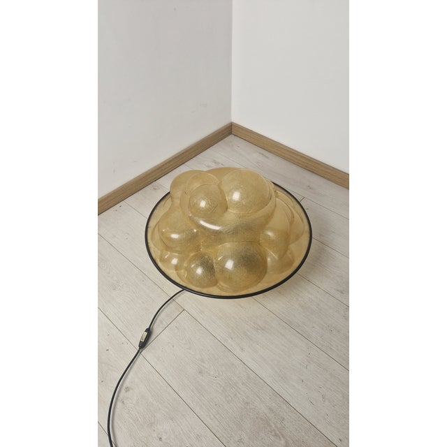 Model 640 Table Lamp with Profiterole in Plastic Fiber by Sergio Asti for Martinelli Luce, 1960s For Sale - Image 8 of 10