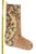 2020s One of a Kind Vintage Wool Kilim Christmas Stocking – Camel & Rust Vine Pattern, 12.2 X 18.1 in – Boho Turkish Holiday Decor For Sale - Image 5 of 6