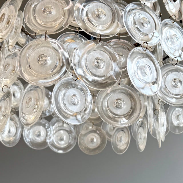 Pendant Lamp with Acrylic Glass Panels, 1970s For Sale - Image 8 of 9