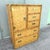 Boho Chic Boho Chic Herringbone Wicker Faux Bamboo Highboy Dresser by Dixie For Sale - Image 3 of 11