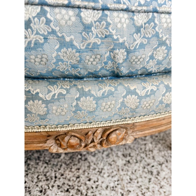 19th Century Louis XV Bergère Armchairs - A Pair For Sale - Image 9 of 13