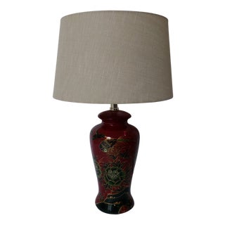 Vintage Chinese Table Lamp, 1980 For Sale