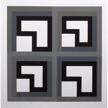 Mid-Century Modern Gordon House, Series 40 - A, Silkscreen For Sale - Image 3 of 3