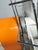 Orange Vintage Spanish Taurus Fan, 1960s For Sale - Image 8 of 12
