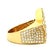 1990s Italian Diamond Star Cocktail Ring in 18k Yellow Gold, Size 7 For Sale - Image 13 of 17