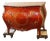 1970s Louis XV–Style Mahogany Bombé Commode With Marble Top and Gilt Mounts For Sale