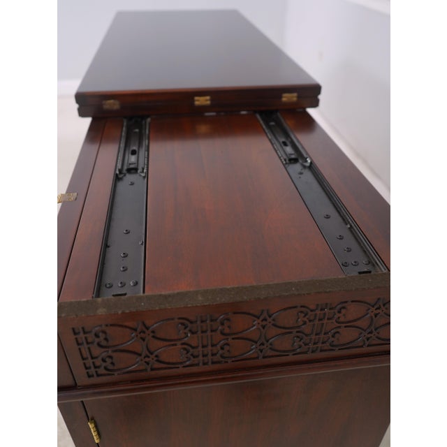 Henkel Harris Henkel Harris Mahogany Flip Top Server For Sale - Image 4 of 18