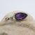 Vintage Amethyst With Pearl Sterling Silver Pendant For Sale - Image 9 of 13