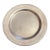 Small Round Pewter Plate For Sale
