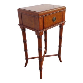 Ethan Allen Hollywood Regency Nightstand Bedside Side End Table 6376 For Sale