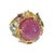 Bochic "Orient" Red Ruby & Multi Color Sapphires Ring Set In 18K Gold & Silver For Sale - Image 15 of 18