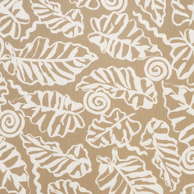 SAMPLE - Schumacher Del Mar Indoor/Outdoor Fabric In Wheat For Sale
