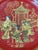 Red and Gilt Papier Mache Wine Coaster For Sale - Image 6 of 6
