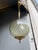 Murano Glass and Brass Ball Lantern, 1950 For Sale - Image 9 of 10