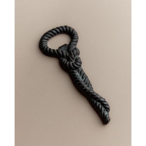 Vintage Rope and Knot Bottle Opener in Brass, Italy, 1960s For Sale - Image 9 of 11
