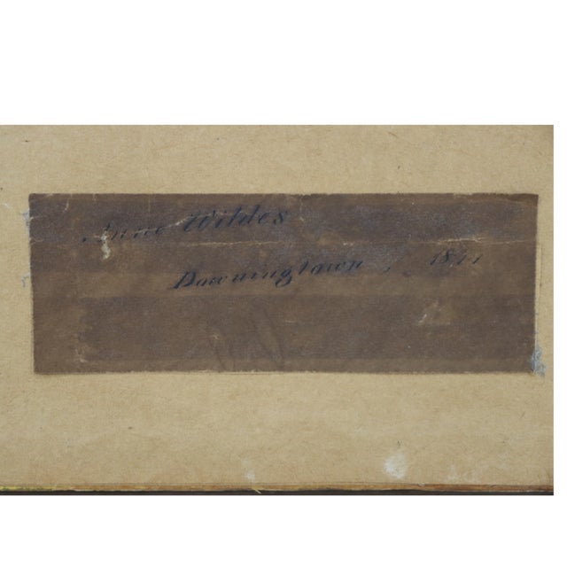 Antique Watercolor on Paper Landscape Painting With Figures 19thC For Sale - Image 12 of 12