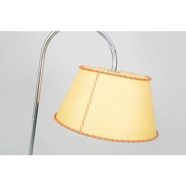 Czech Bauhaus Adjustable Floor Lamp in Chrome attributed to Jindřich Halabala for Up Závody, 1930s For Sale - Image 4 of 6