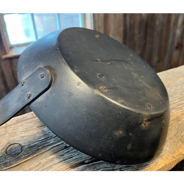 Black 1950s French Iron Cooking Pot For Sale - Image 8 of 10