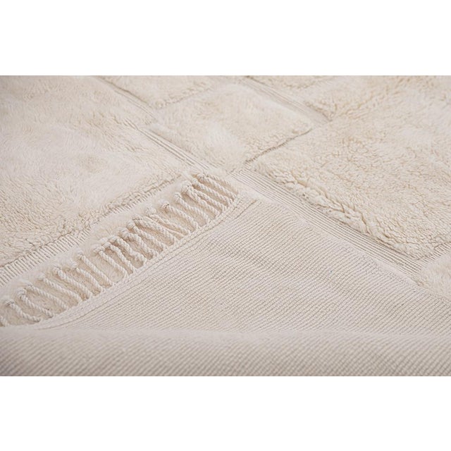 Contemporary Large Hand-Knotted Wool Rug by Azele Studio For Sale - Image 3 of 10