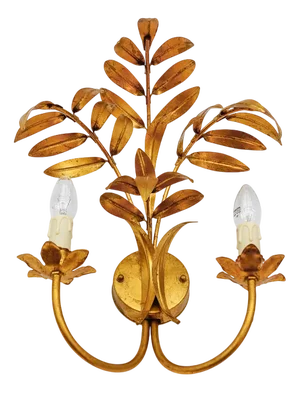 Large Vintage German Wall Light by Hans Kögl, 1970s