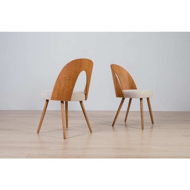 Walnut Dining Set by Antonín Šuman, 1960s, Set of 5 For Sale - Image 13 of 15
