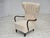 Danish High-Back Lounge Chair in Sheepskin, 1960s For Sale - Image 4 of 18